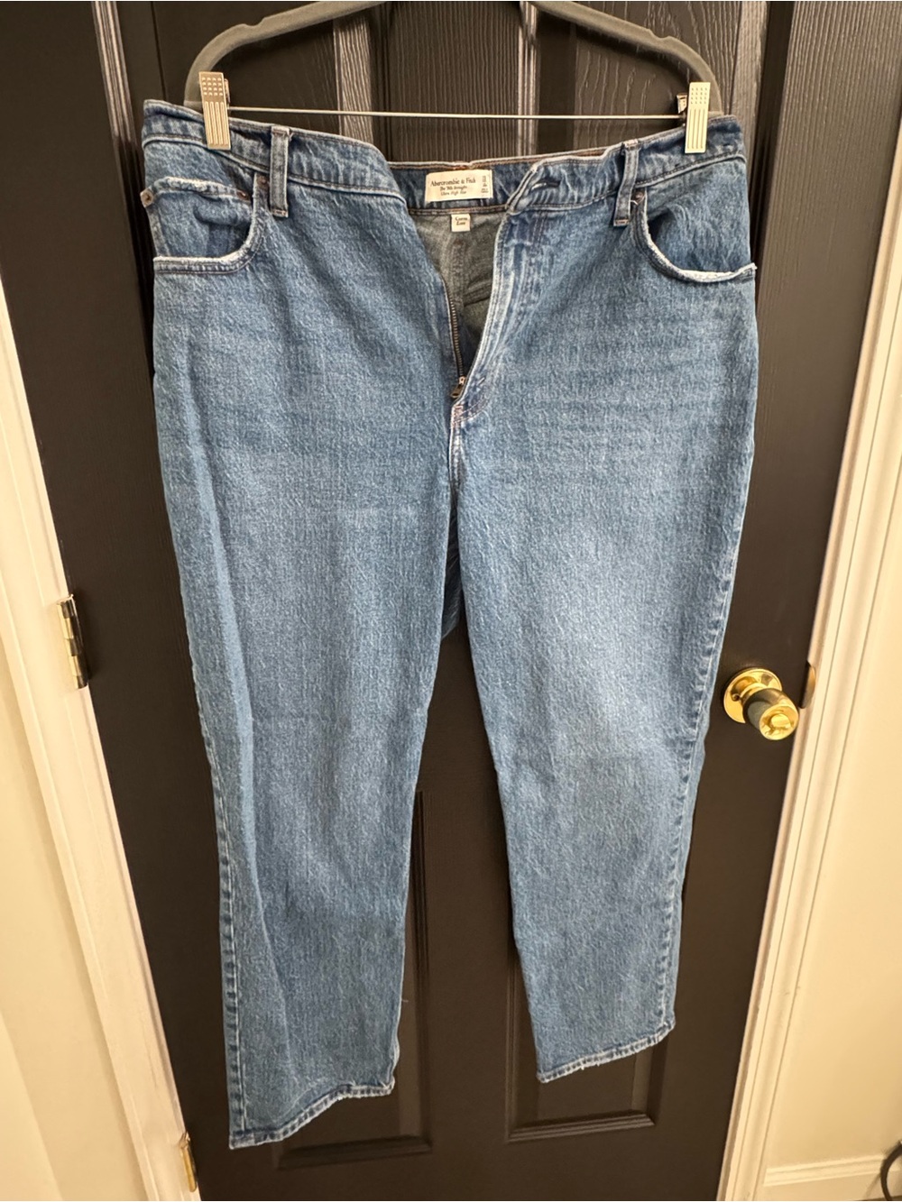 Abercrombie & Fitch 90s Straight Ultra High Rise Curve Love Jeans